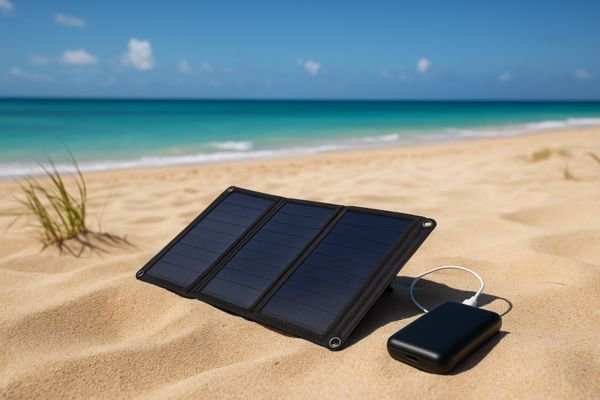 Como manter gadgets solares carregados durante acampamentos em praias desertas do Nordeste