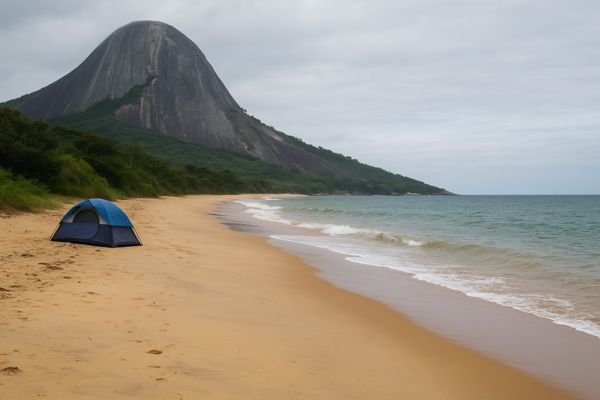 Como identificar praias seguras para acampar em meio ao isolamento na região sul do Espírito Santo durante o inverno