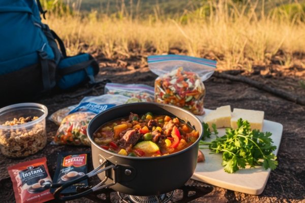 Refeições fáceis para preparar em fogareiro portátil durante acampamentos de verão na Chapada Diamantina