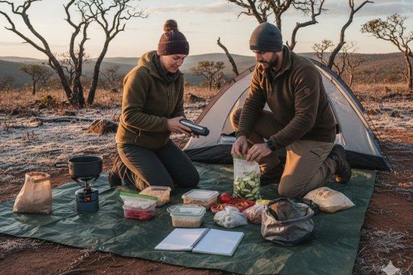 Como evitar desperdício de alimentos em acampamentos remotos de trilhas de inverno na Chapada dos Veadeiros
