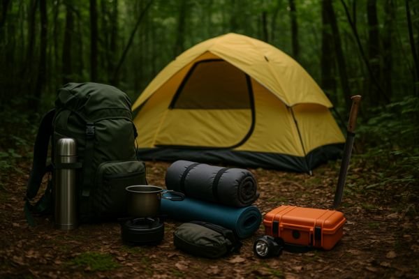 Top acessórios que tornam o acampamento mais seguro e confortável em trilhas na mata fechada
