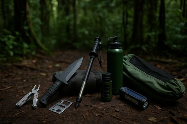 Ferramentas multifuncionais indispensáveis para acampamentos remotos na selva amazônica